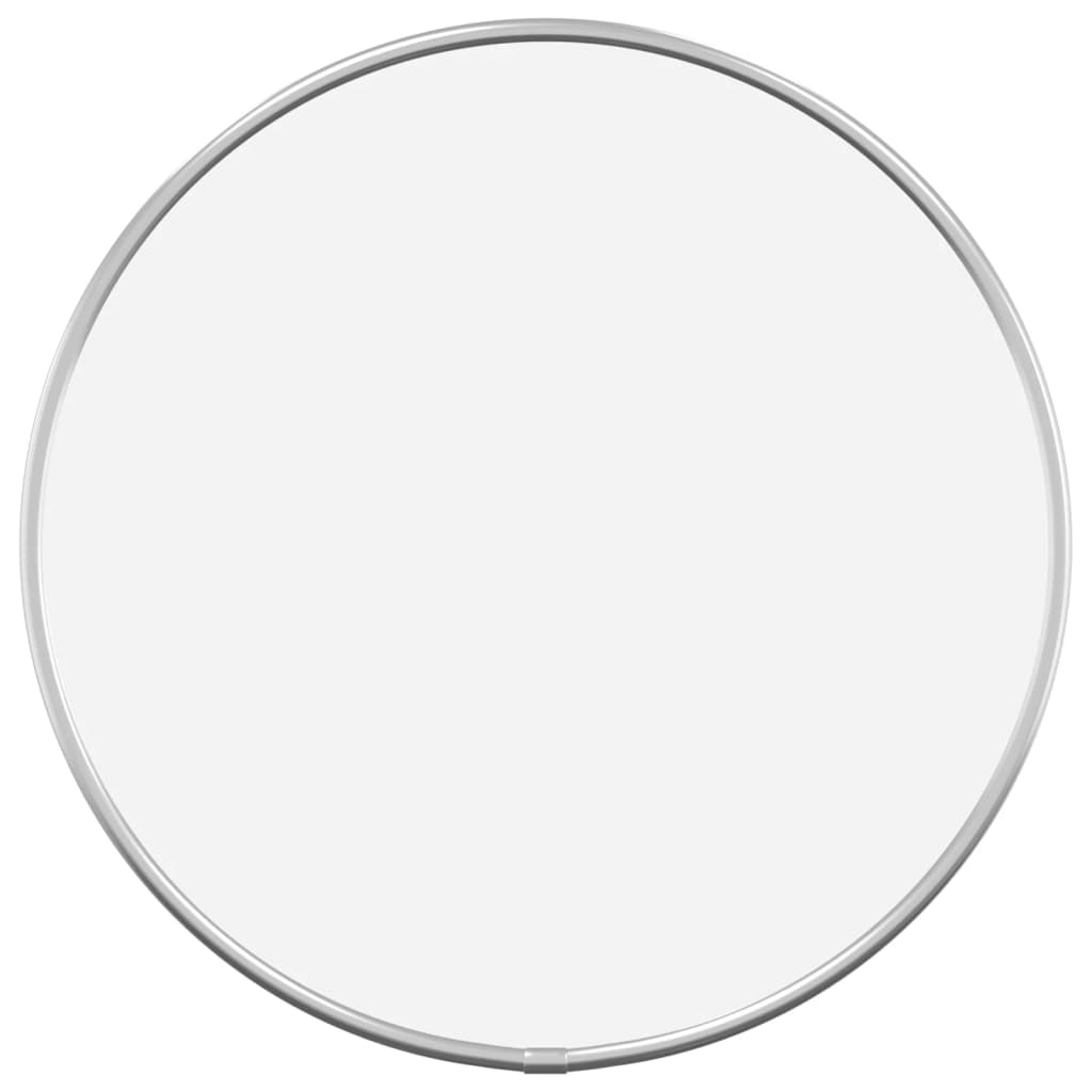 Lustro ścienne vidaxl wokół Ø30 cm srebrnego