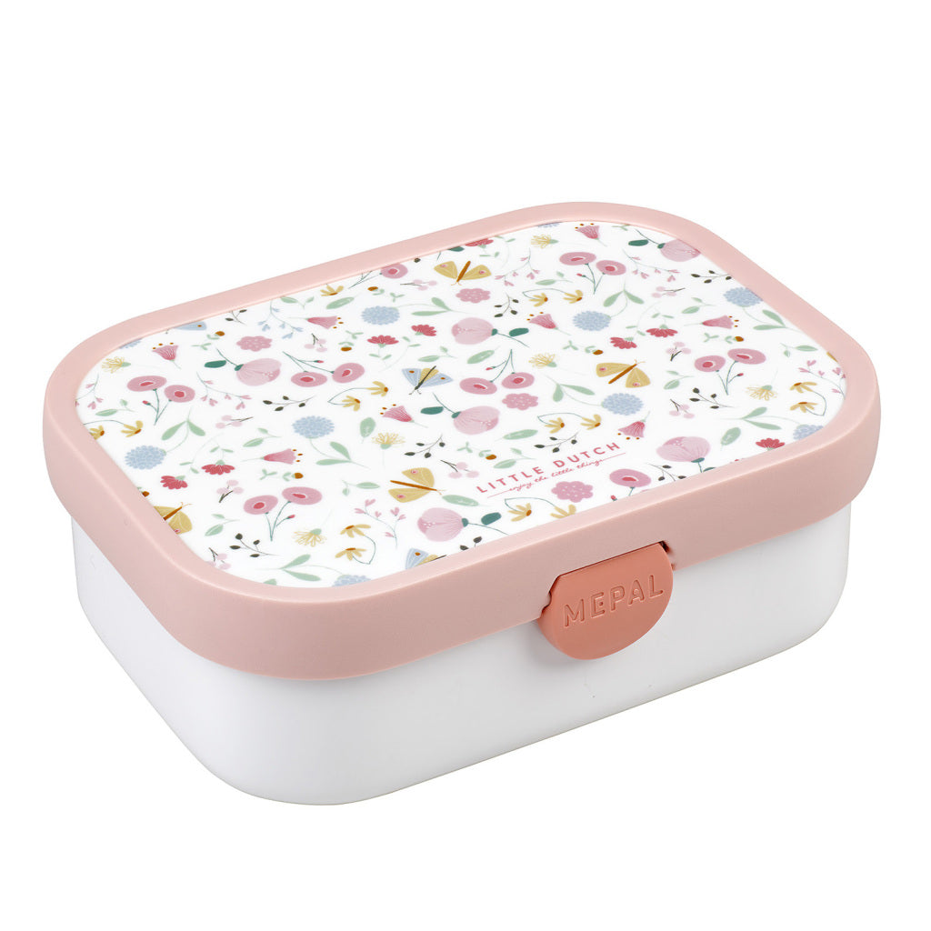Mepal Campus Lunchbox piccoli fiori olandesi e farfalle rosa bianco