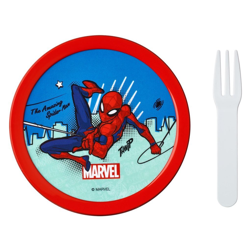 Mepal Campus Fruitbox Spiderman 300 ml rdeče modre barve