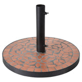 Progarden Progarden Parasol Foot s Terra-Design Mosaic Black and Orange