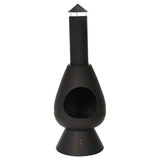 Progarden progarden fireplace with chimney ambient 110 cm black