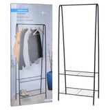 Storage Solutions clothing rack with 2 layers 61x34x152 cm