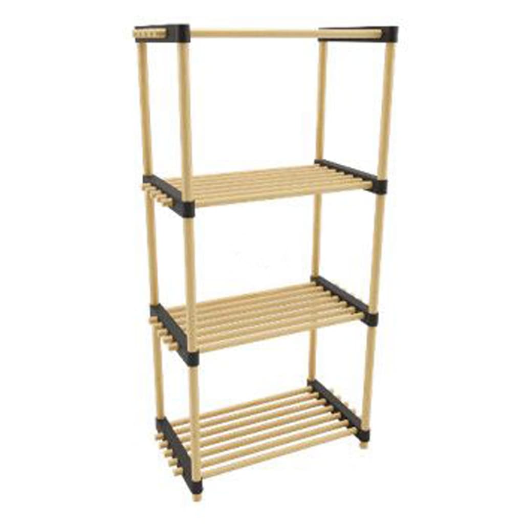 Skladovací řešení STACK SOUTY se 4 policemi 49x28x92,5 cm dřevo