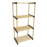 Skladovací řešení STACK SOUTY se 4 policemi 49x28x92,5 cm dřevo