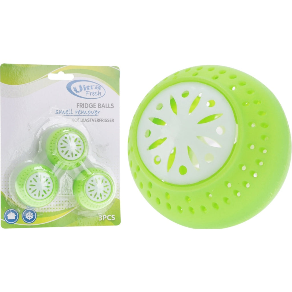Ultra fresh koelkastverfrisser 3 stuks groen wit