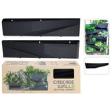 Progarden Progarden Plan Baking Wall Landing 2 pieces 78x19x35 cm Anthracite -colored