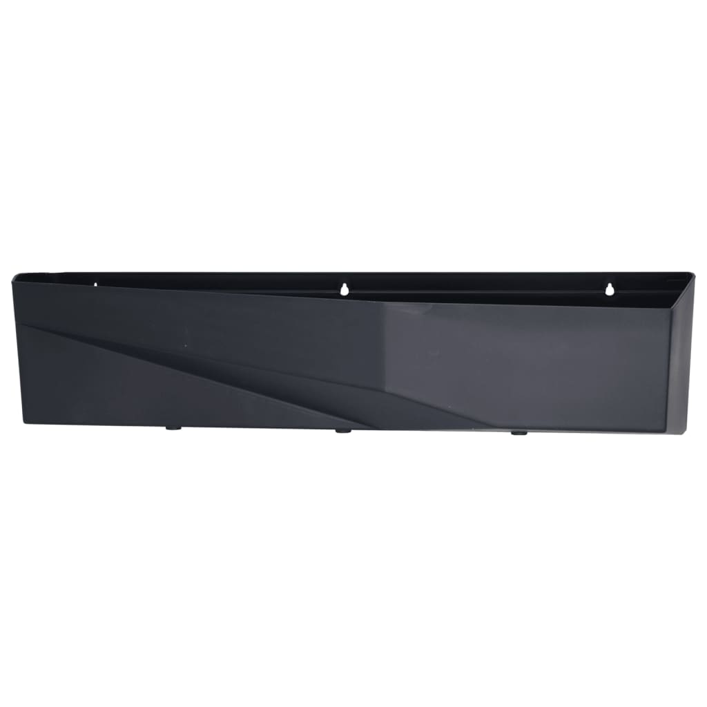 Progarden Progarden Plan Baking Wall Landing 2 pieces 78x19x35 cm Anthracite -colored