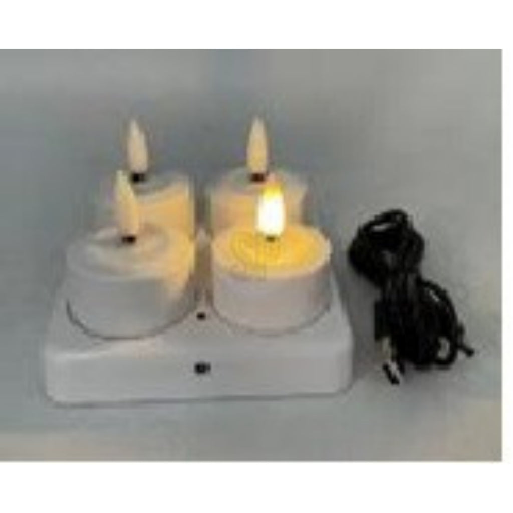 Ostatní značky dobíjecí LED Tealight Set 4-Piece