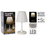 H S Collection H S Collection Table lamp LED rechargeable 13x30 cm White