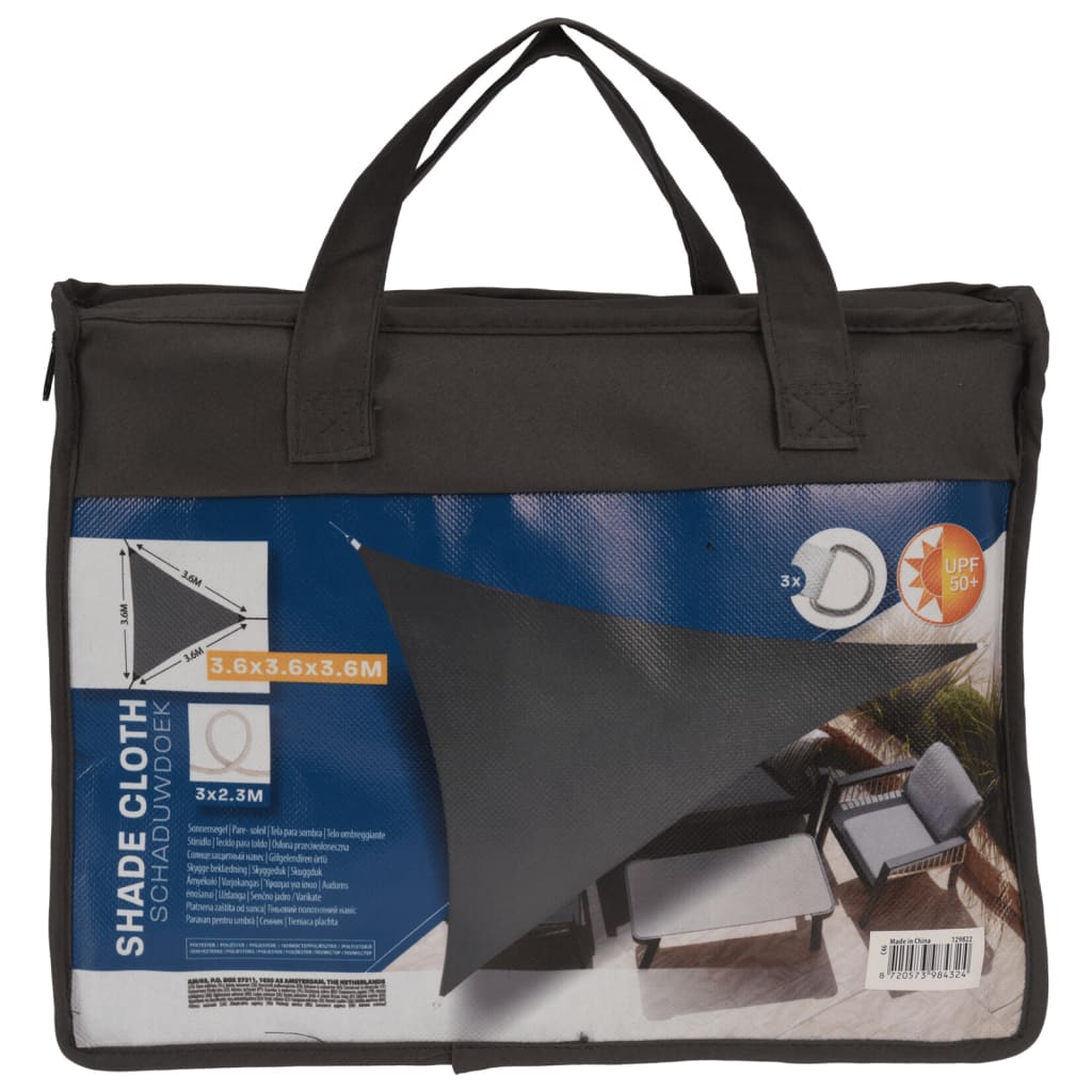 Progarden Progarden Shadow Cloth Triangle 3.6x3.6x3.6 M Gray