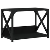 Vidaxl-printer står 2-lag 44x26x31,5 cm forarbejdet træ sort