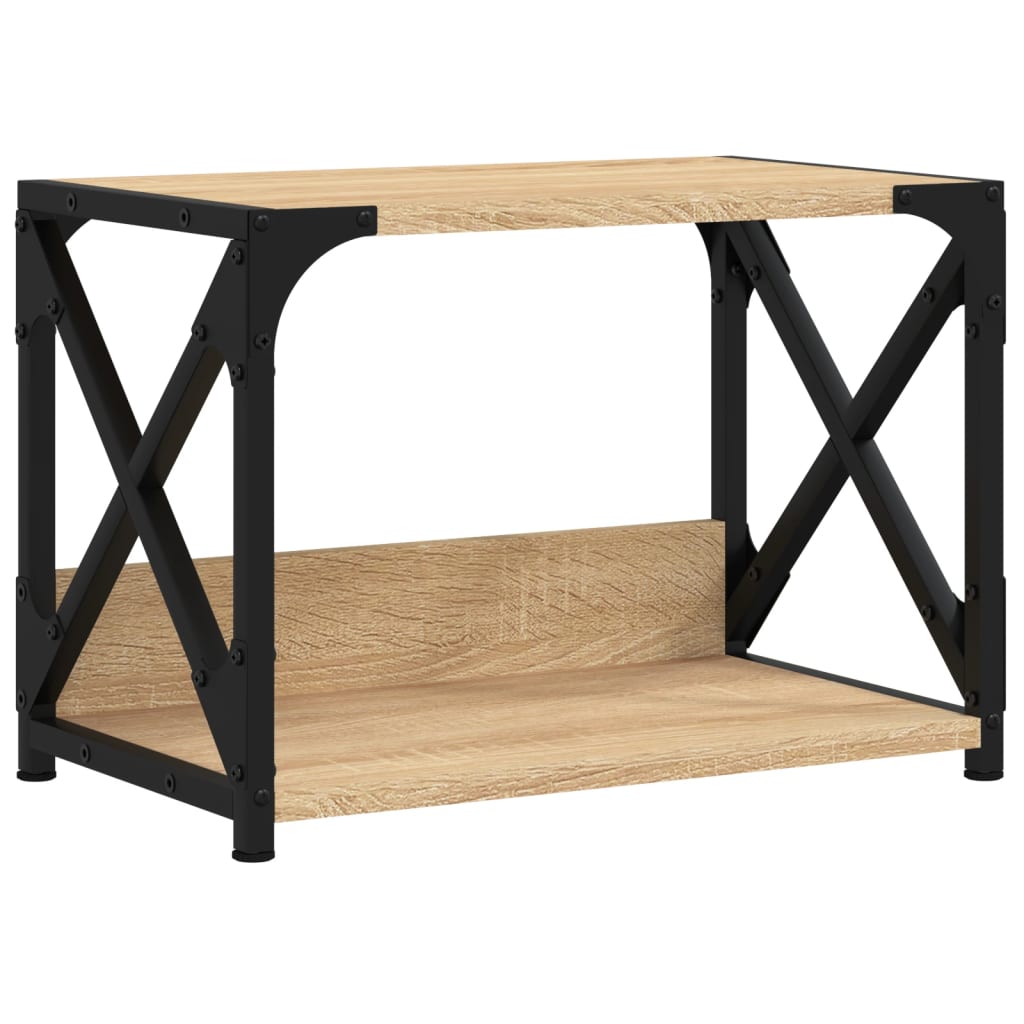 Vidaxl Printer stand 44x26x31.5 cm Processed wood Sonoma Oak colored
