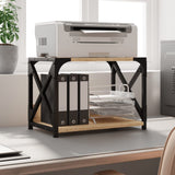 Vidaxl Printer stand 44x26x31.5 cm Processed wood Sonoma Oak colored