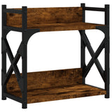 Vidaxl Printer stand 2-Layer 40x20x40 cm Properted Wood Smoked Oak