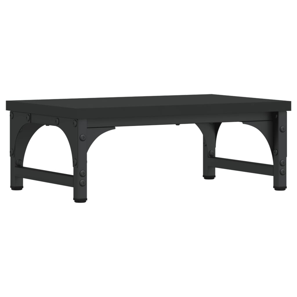 Vidaxl Monitor Standard 37x23x14 cm Bois transformé en noir