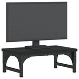 Vidaxl Monitor Standard 37x23x14 cm Bois transformé en noir