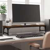 Vidaxl Monitor Standard 85x23x15,5 cm predelana barva rjavega hrasta