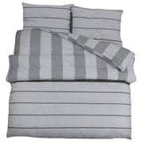 VIDAXL -Duvet -Überraschungs -Set 140x200 cm Baumwollgrau