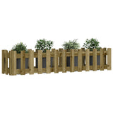 Vidaxl Planter Augmentation de la conception HEK 150x30x30 cm Bois imprégné