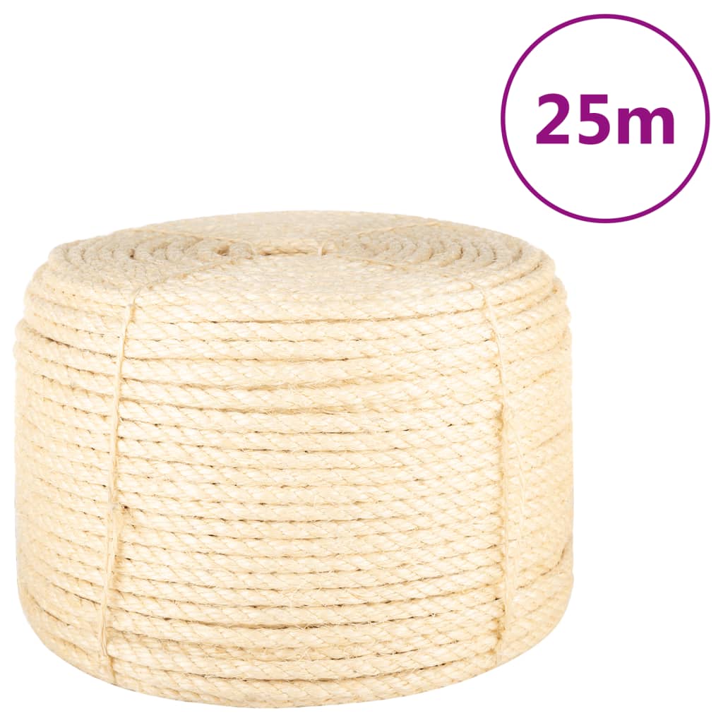 Vidaxl rope 12 mm 25 m 100% Sisal