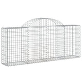 Vidaxl Schans kurve 15 st hvælvede 200x30x80 100 cm jern