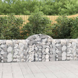 Vidaxl Schans kurve 15 st hvælvede 200x30x80 100 cm jern