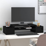 Le moniteur Vidaxl comprend 70x27.5x15 cm en pin solide noir