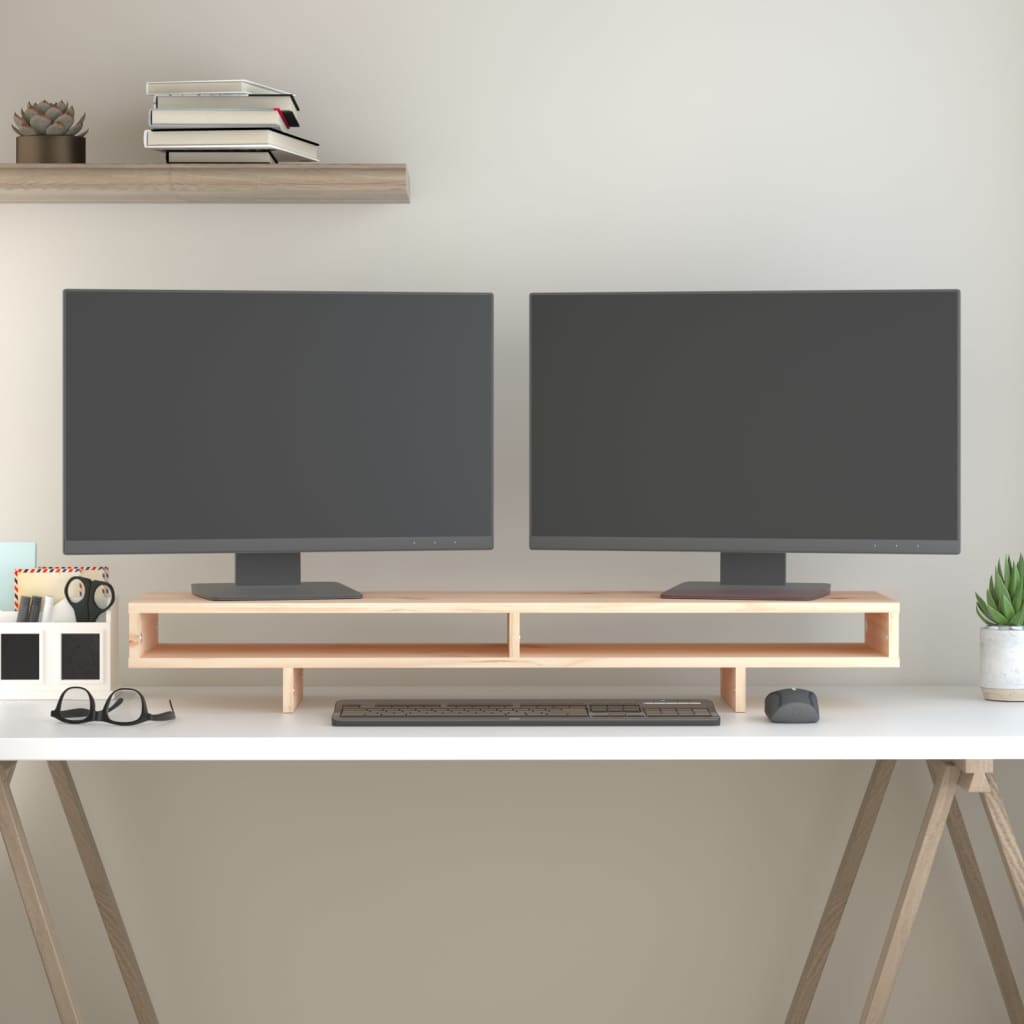 Vidaxl Monitor Standard 100x27x14 cm feste Péiere