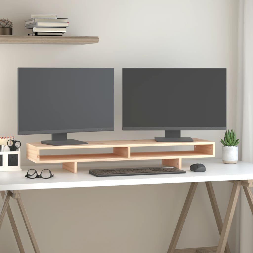 Vidaxl Monitor Standard 100x27x14 cm feste Péiere