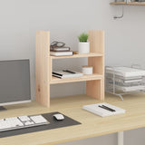Stojan Vidaxl Monitor (39-72) x17x43 cm pevná borovice