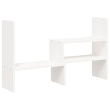 Stand Vidaxl Monitor (39-72) x17x43 cm pevná borovice bílá