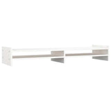 Vidaxl Monitor Standard 100x27x15 cm pevná borovice bílá