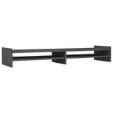 Vidaxl Monitor Standard 100x27x15 cm pevná borovice šedá