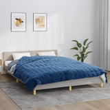 VIDAXL Coperta debole 200x225 cm 9 kg di tessuto blu