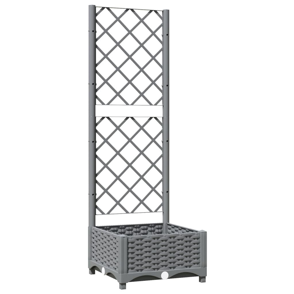 Škatla za načrtovanje Vidaxl z Slat Work 40x40x121.5 cm polipropena