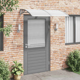 Vidaxl deurluifel 150x75 cm polycarbonaat grijs