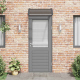 Vidaxl Door Canopy 80x75 cm polycarbonat sort