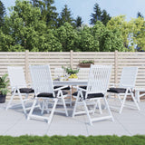 Vidaxl stolhynder 6 PCS 50x50x7 cm Oxford stof Anthracite -farvet