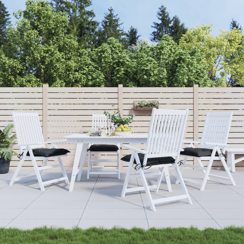 Vidaxl Palletpuder 4 ST 50x50x7 cm Oxford Stof sort sort