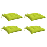 Coussins de palette vidaxl 4 ST 50x50x7 cm Tissu oxford vert brillant