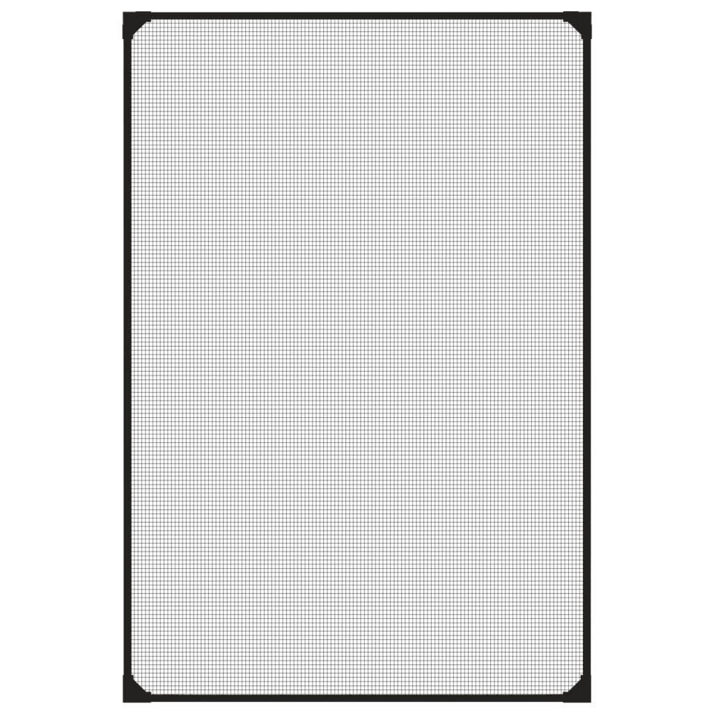 Vidaxl Insecthor for windows magnetic 80x120 cm anthracite -colored