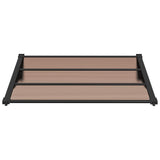 VIDAXL DODÁVKA BANIEPY 122X90 cm polykarbonát černá
