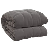 VIDAXL FAIBLAGE COUVERTURE 200X230 cm 13 kg de gris de tissu