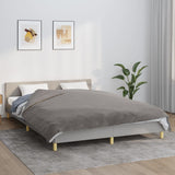 Manta de débil Vidaxl con cubierta 200x220 cm 13 kg de tela gris