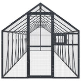 Vidaxl Aviär 1.79X2x1.85 m Aluminium Anthhacite -Colored