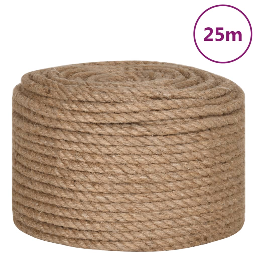 Vidaxl Rope 25 m laang 14 mm décke Jute