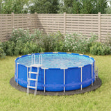 Vidaxl Pool Boden Ø366 cm Polyester Geotextil Hellgrau