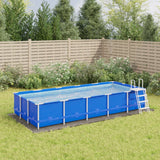 VidaXL pool soil 550x280 cm polyester geotextile light gray