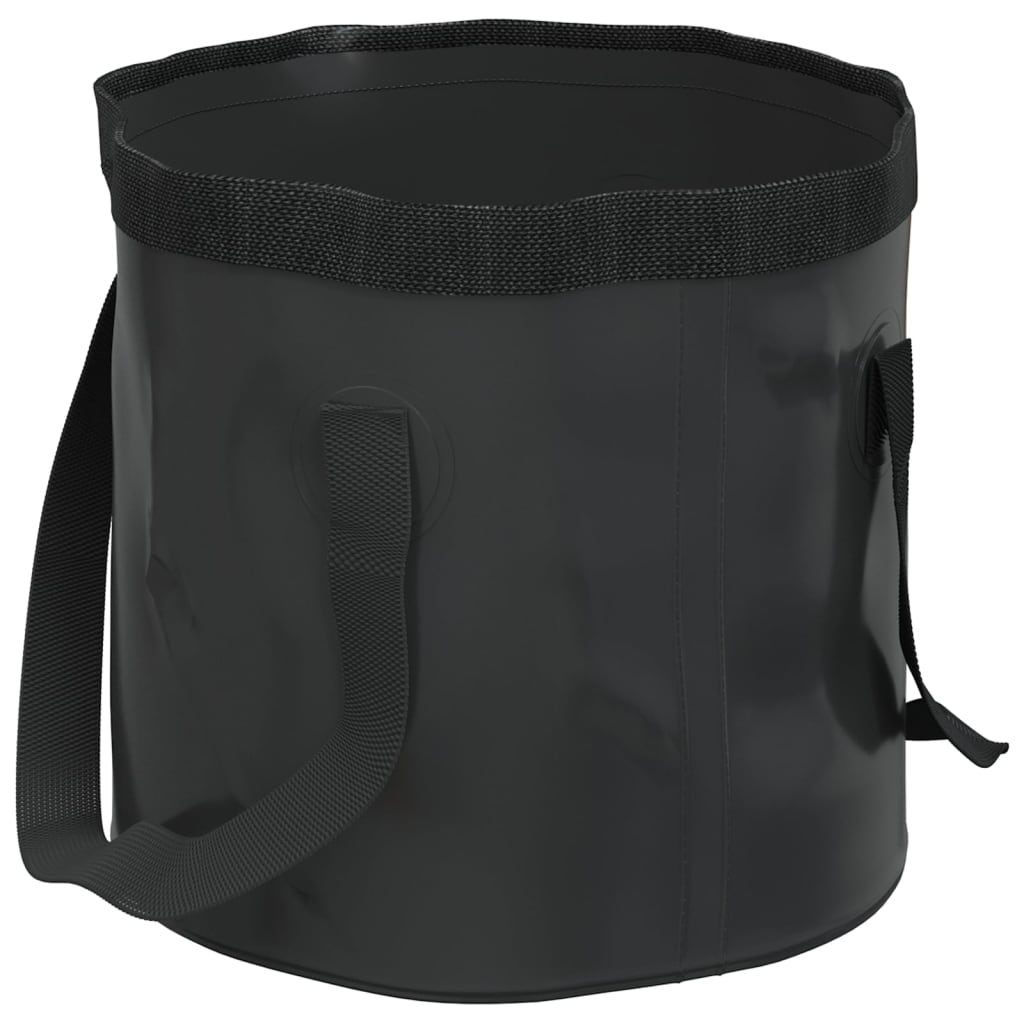 Vidaxl Emmers 2 PCS skládání 30 l pvc černé
