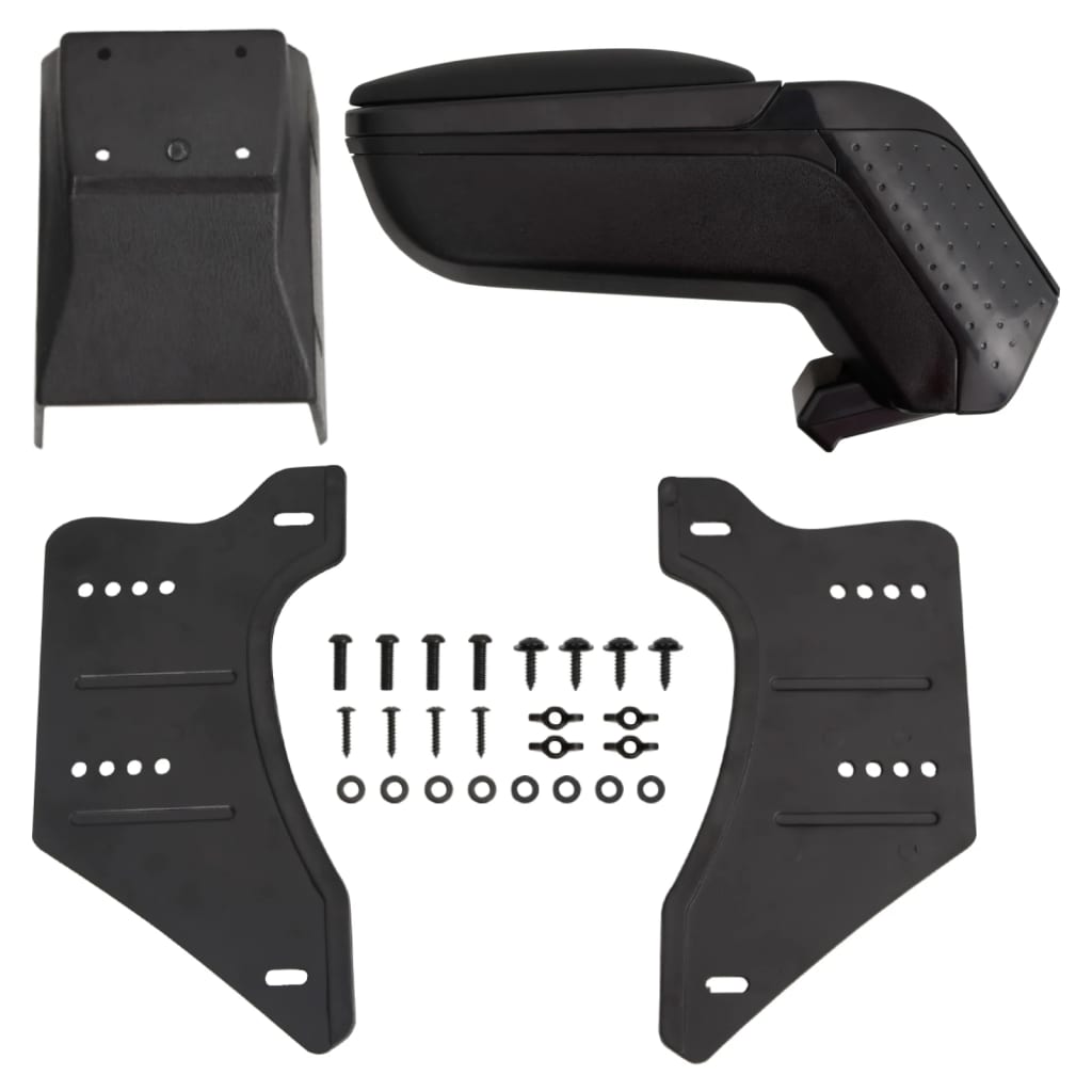 Vidaxl Armrest Universal 13x33x (33-53) cm ABS Sort